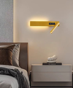 60135/GD Copper Finish Wall Light (Touch Control)