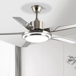 Modern Iron Dual-Color Ceiling Fan Light - 42 Inches