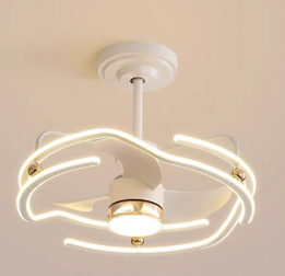Acrylic Dual-Color Fan Ceiling Light (600mm)