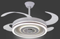 Modern Iron Dual-Color Ceiling Fan Light - 42 Inches