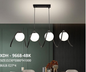 Nordic 4-Head Ceiling Light | Iron with Baked Paint Finish