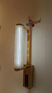 60009FG/GD Copper Finish Wall Light (Touch Control)