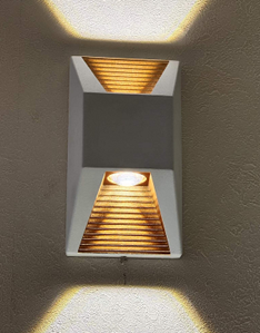 Geometric Outdoor Wall Light