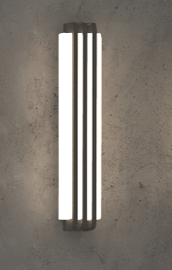 Modern Aluminum and PC Outdoor Wall Light - L263W59H80