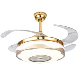 Acrylic Dual-Color Fan Ceiling Light